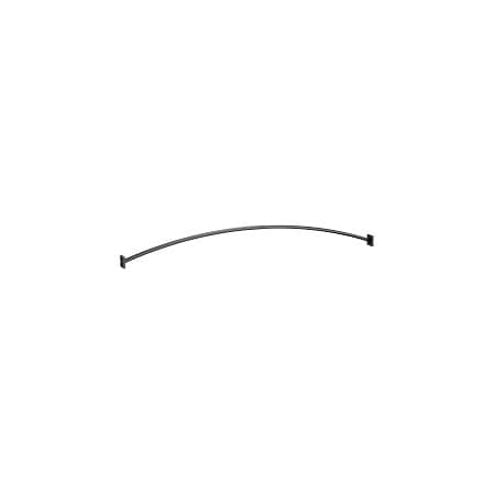 Moen Triva 6' Adjustable Curved Shower Rod in Matte Black CSR2169BL